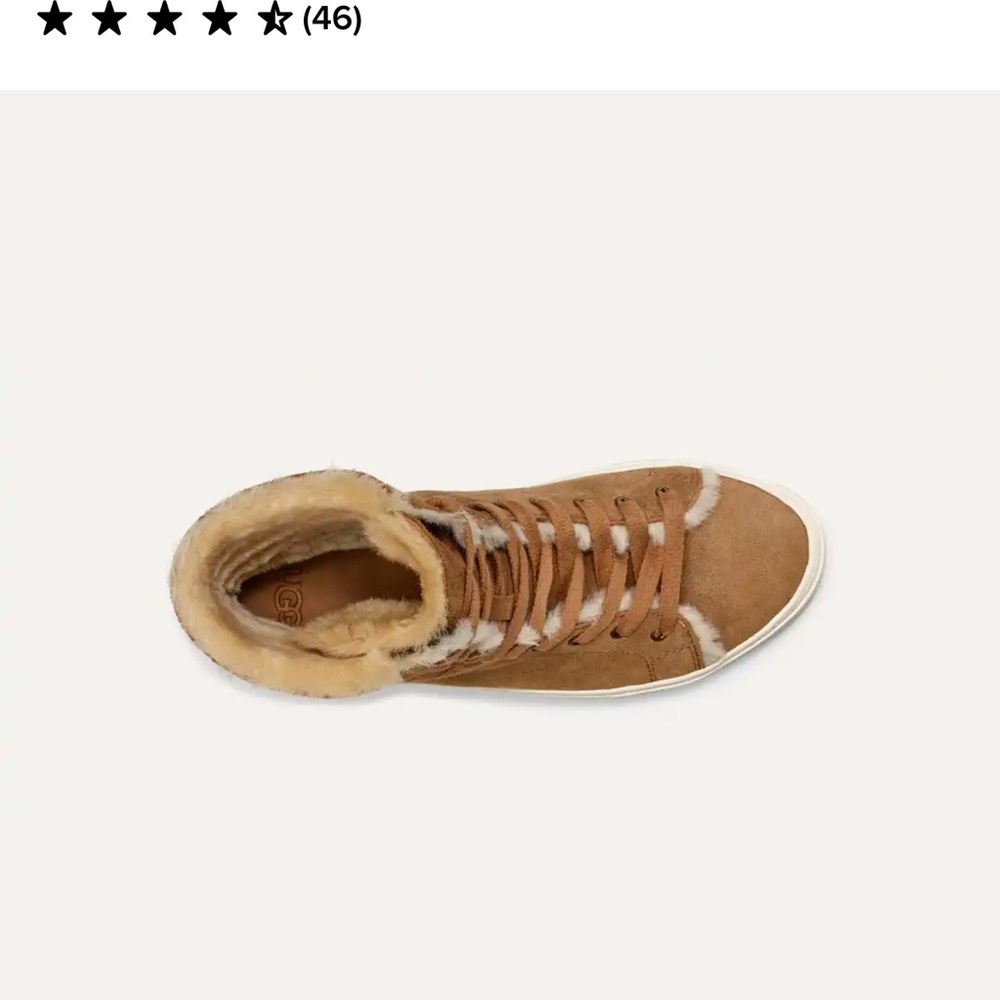 UGG Women's Tan High-Top Sneakers - Picture 2 of 6
